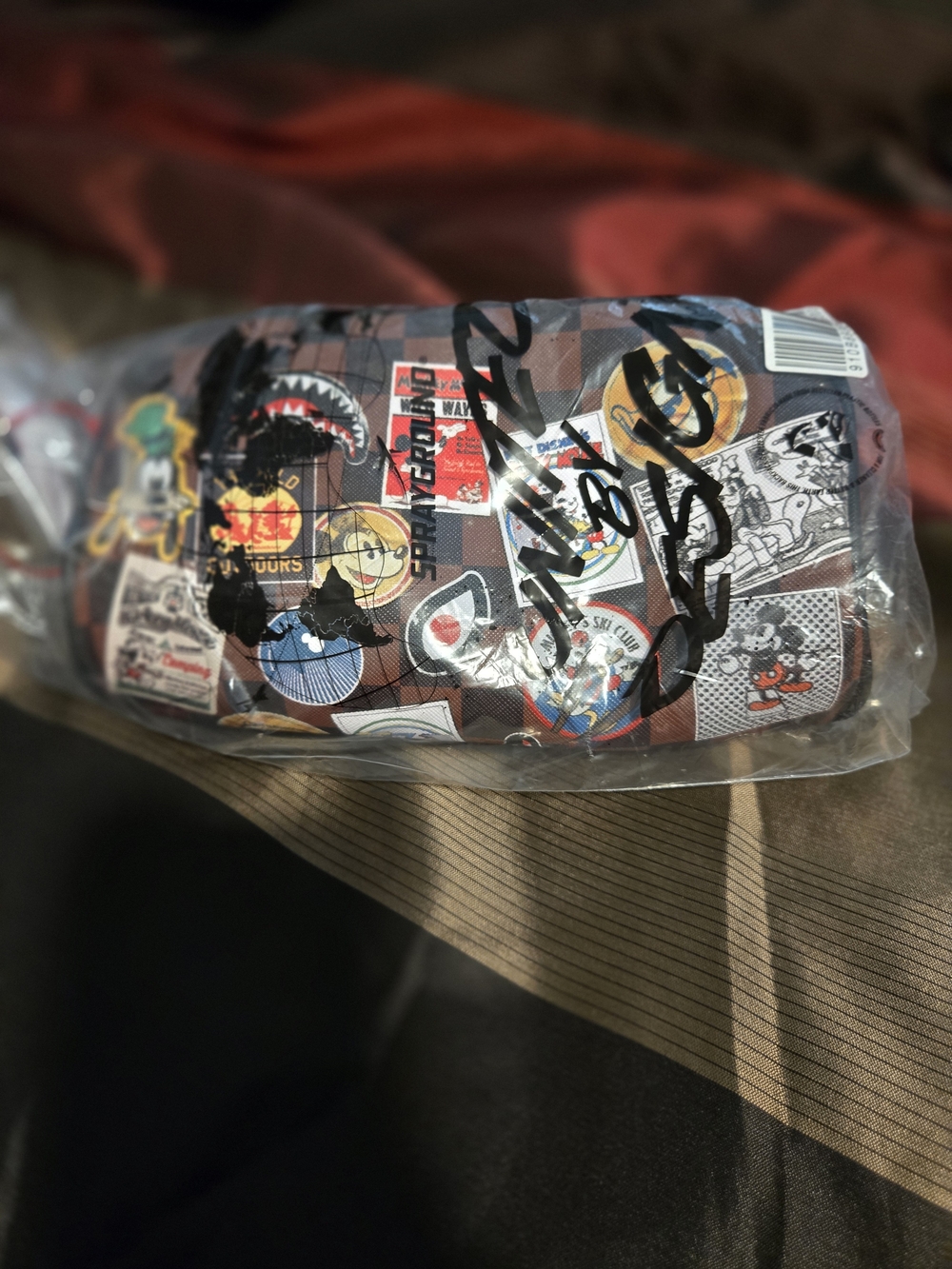 Sprayground Mickey Mouse Mogul Pouch.